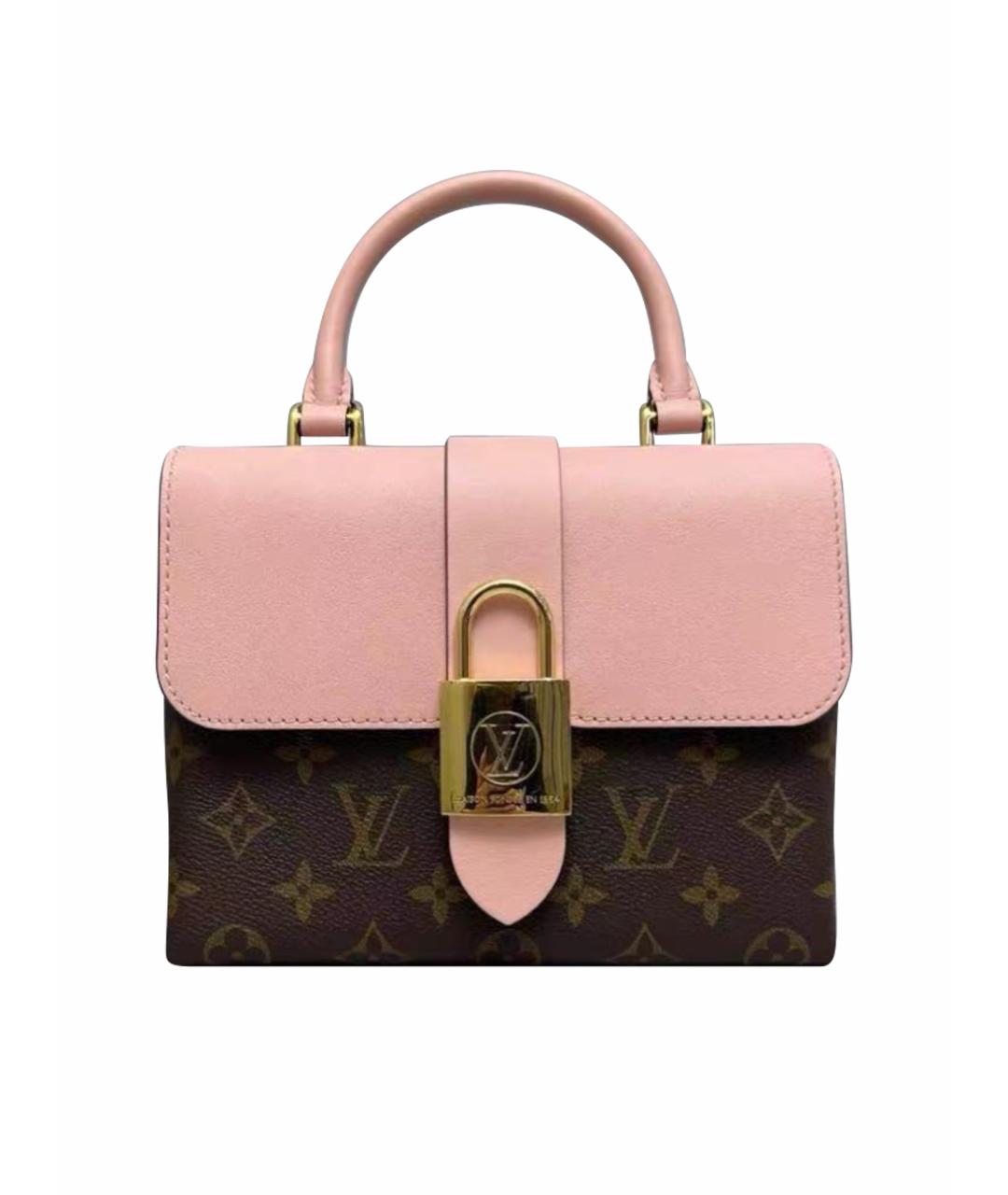 LOUIS VUITTON Розовая сумка с короткими ручками, фото 1