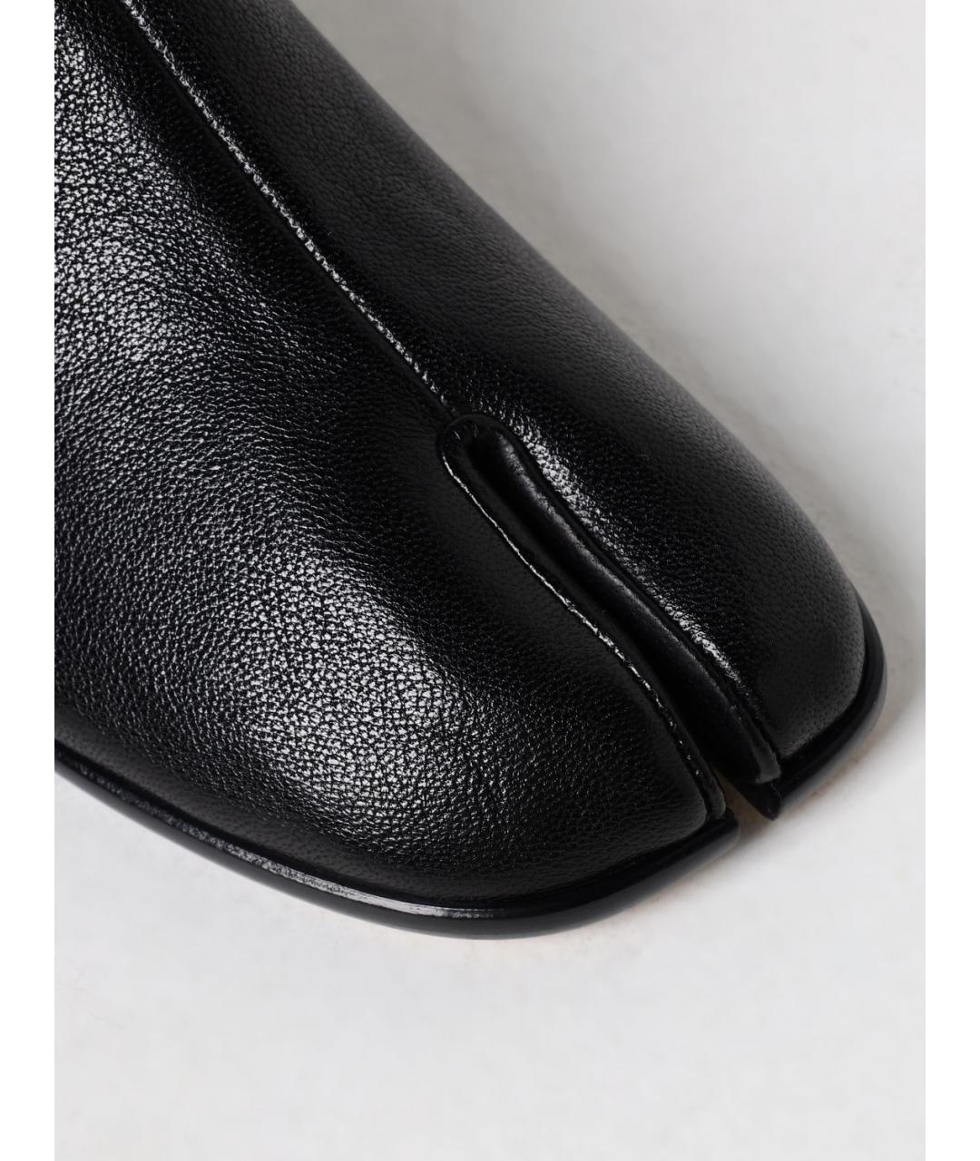 MAISON MARGIELA Черные кожаные лоферы, фото 4