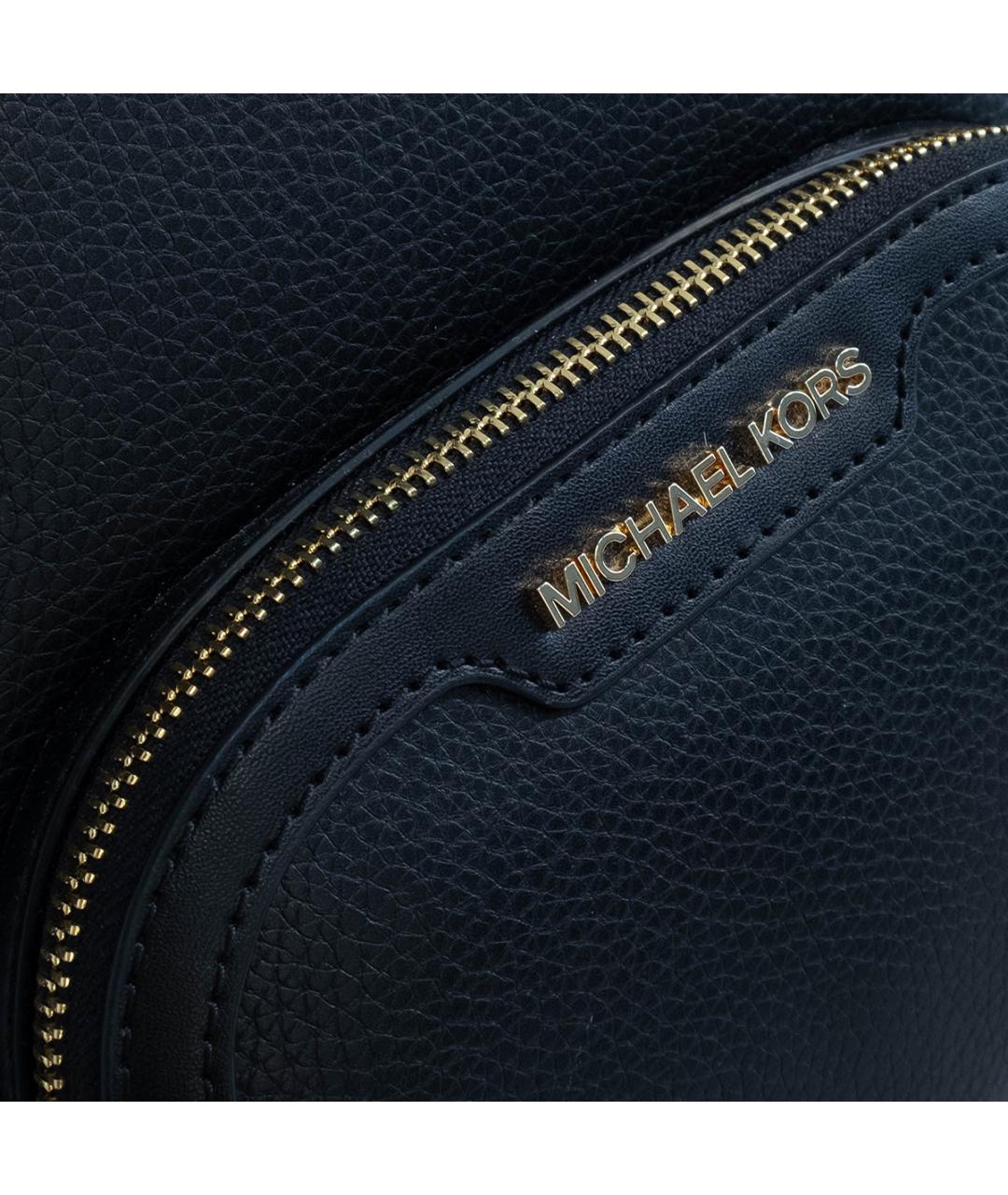 MICHAEL KORS Черный кожаный рюкзак, фото 4