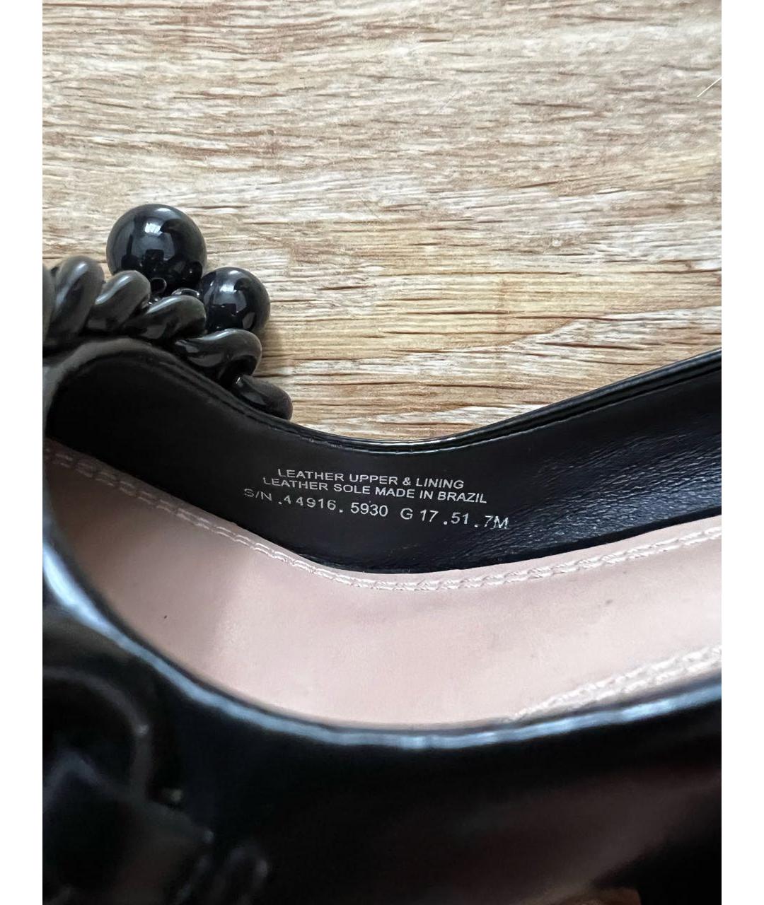 TORY BURCH Черные кожаные туфли, фото 7