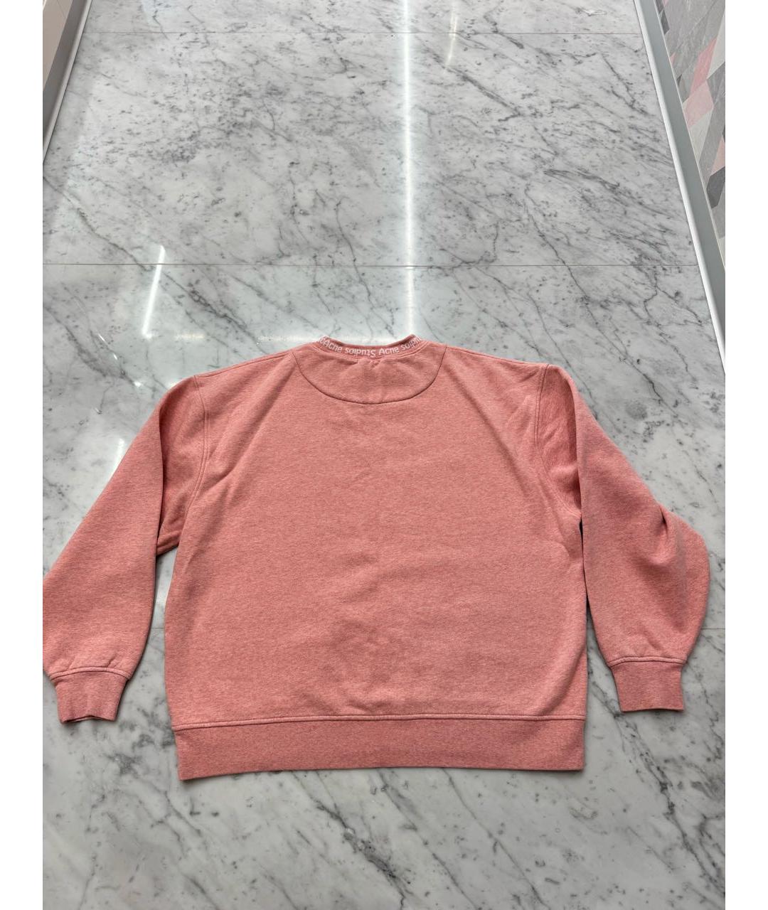 ACNE STUDIOS Коралловый хлопковый джемпер / свитер, фото 3