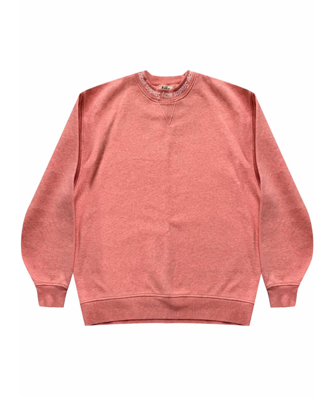 ACNE STUDIOS Коралловый хлопковый джемпер / свитер, фото 1