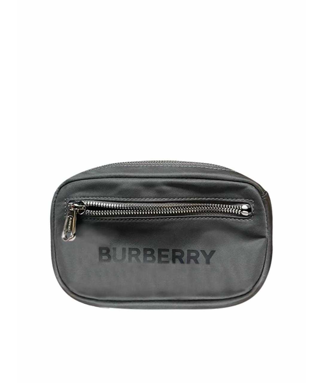 BURBERRY Серая поясная сумка, фото 1