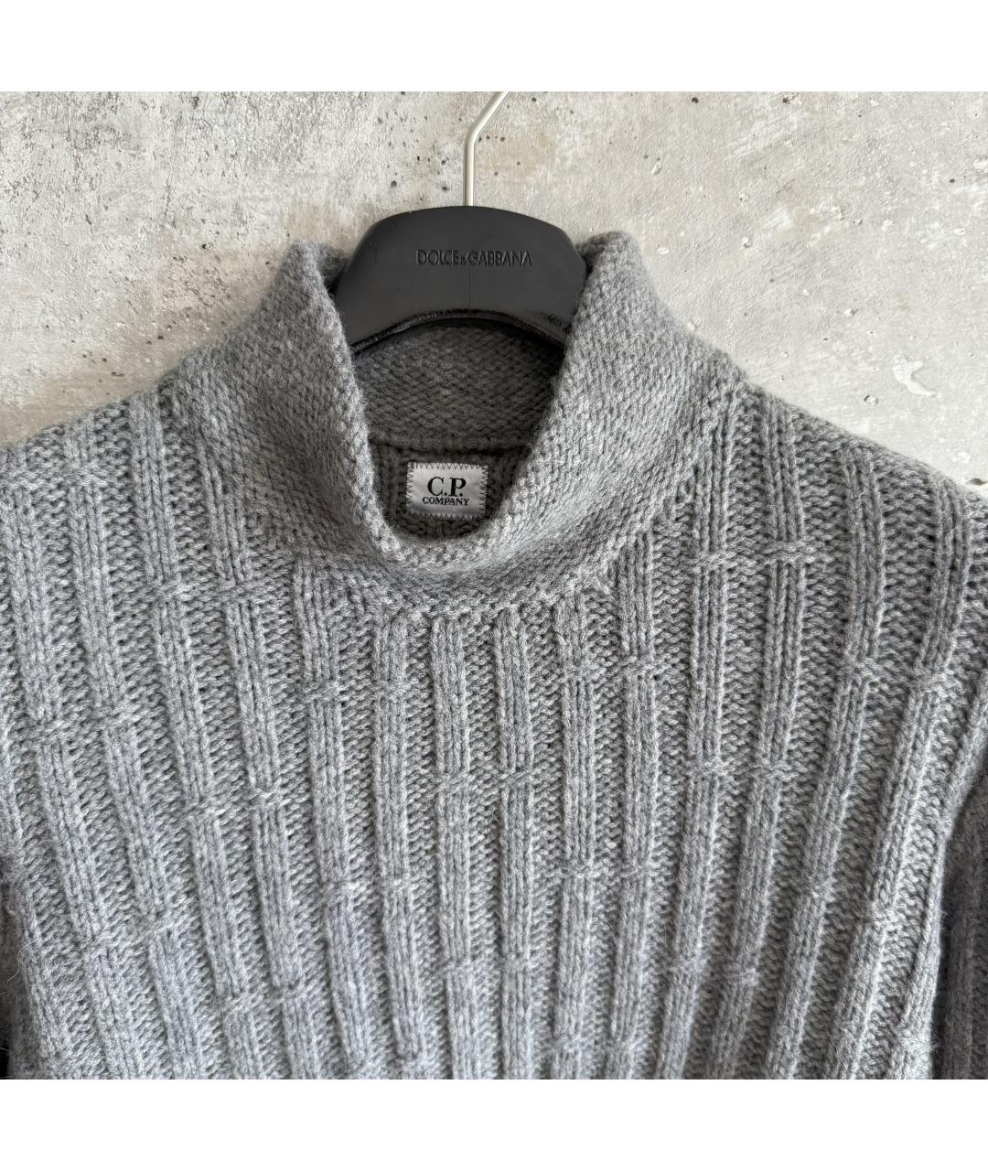 CP COMPANY Серый шерстяной джемпер / свитер, фото 4