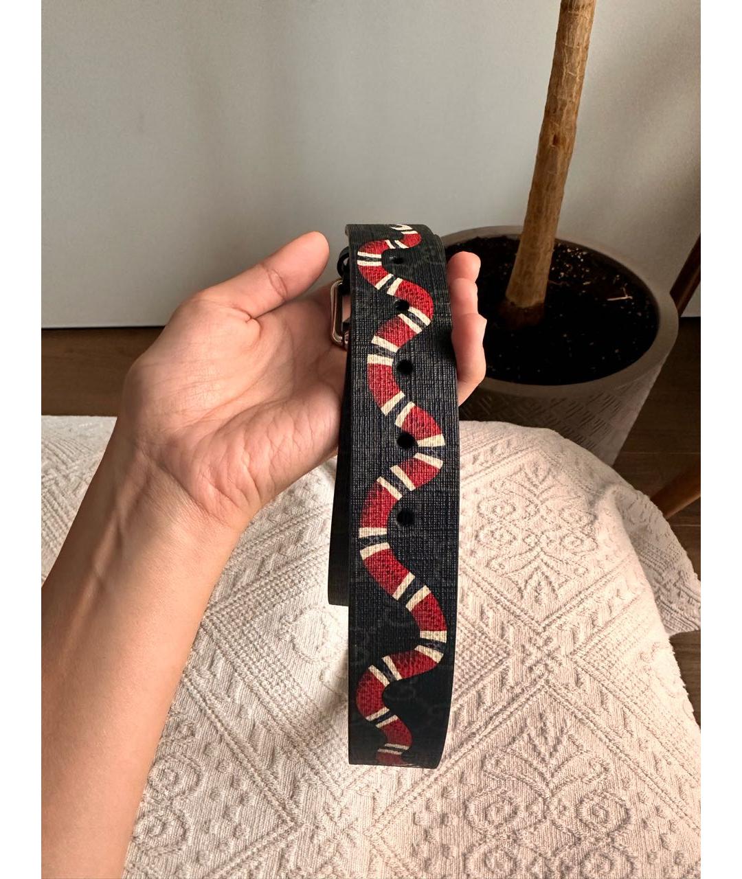 GUCCI Черный ремень, фото 5