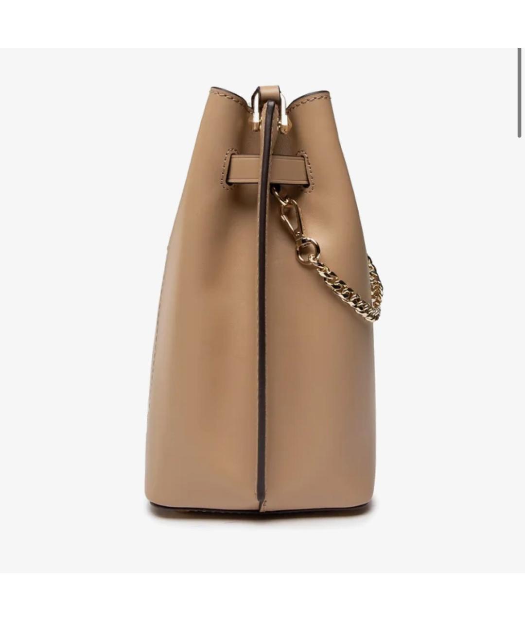 MICHAEL KORS Коричневая кожаная сумка через плечо, фото 2