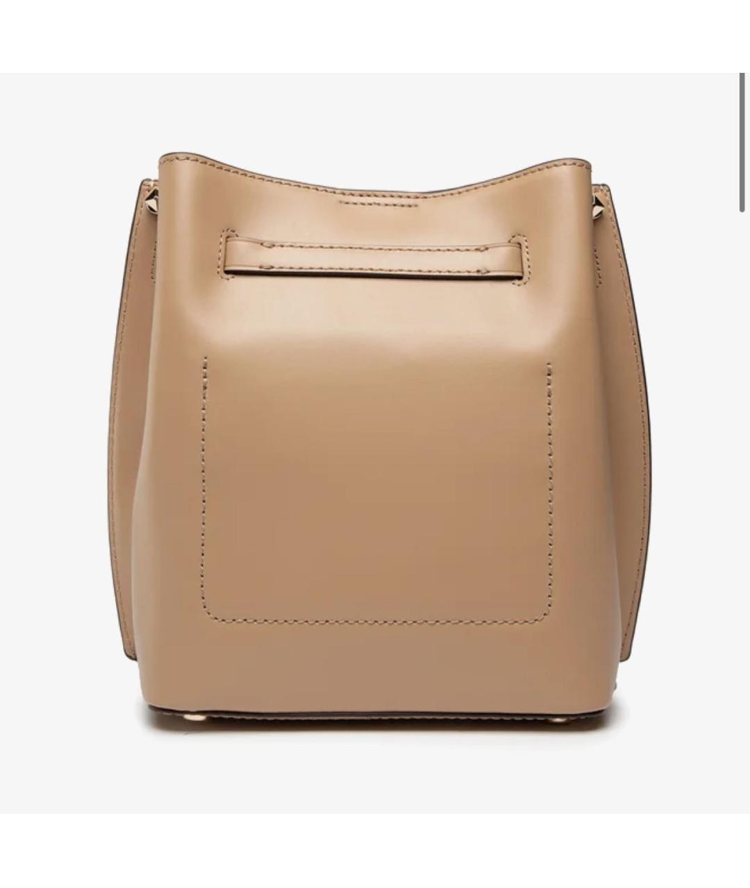 MICHAEL KORS Коричневая кожаная сумка через плечо, фото 3