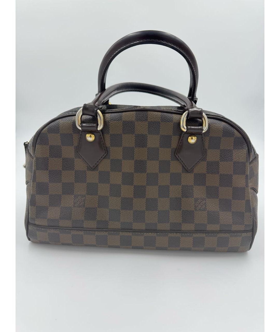 LOUIS VUITTON Коричневая сумка с короткими ручками, фото 2