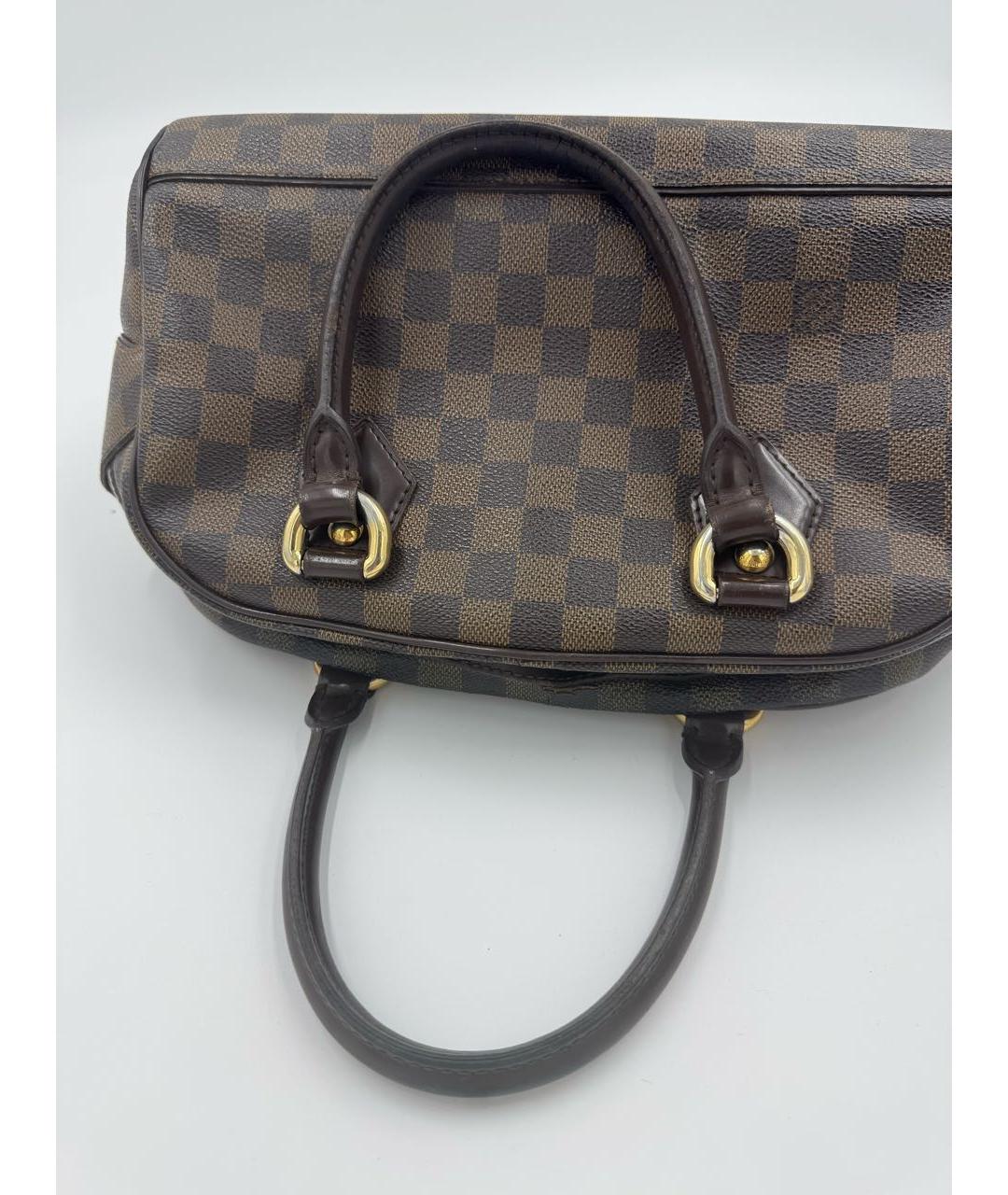 LOUIS VUITTON Коричневая сумка с короткими ручками, фото 6