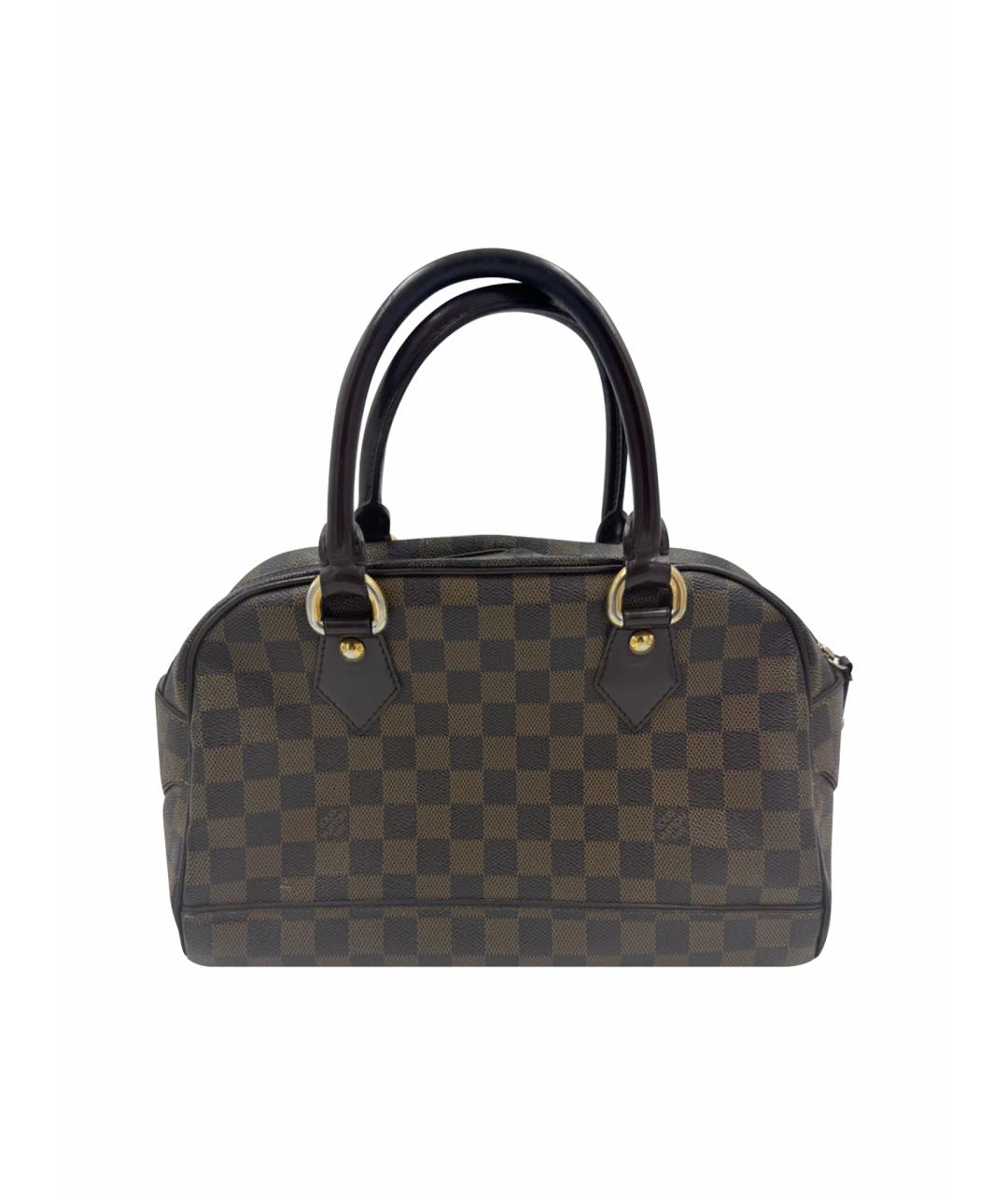 LOUIS VUITTON Коричневая сумка с короткими ручками, фото 1