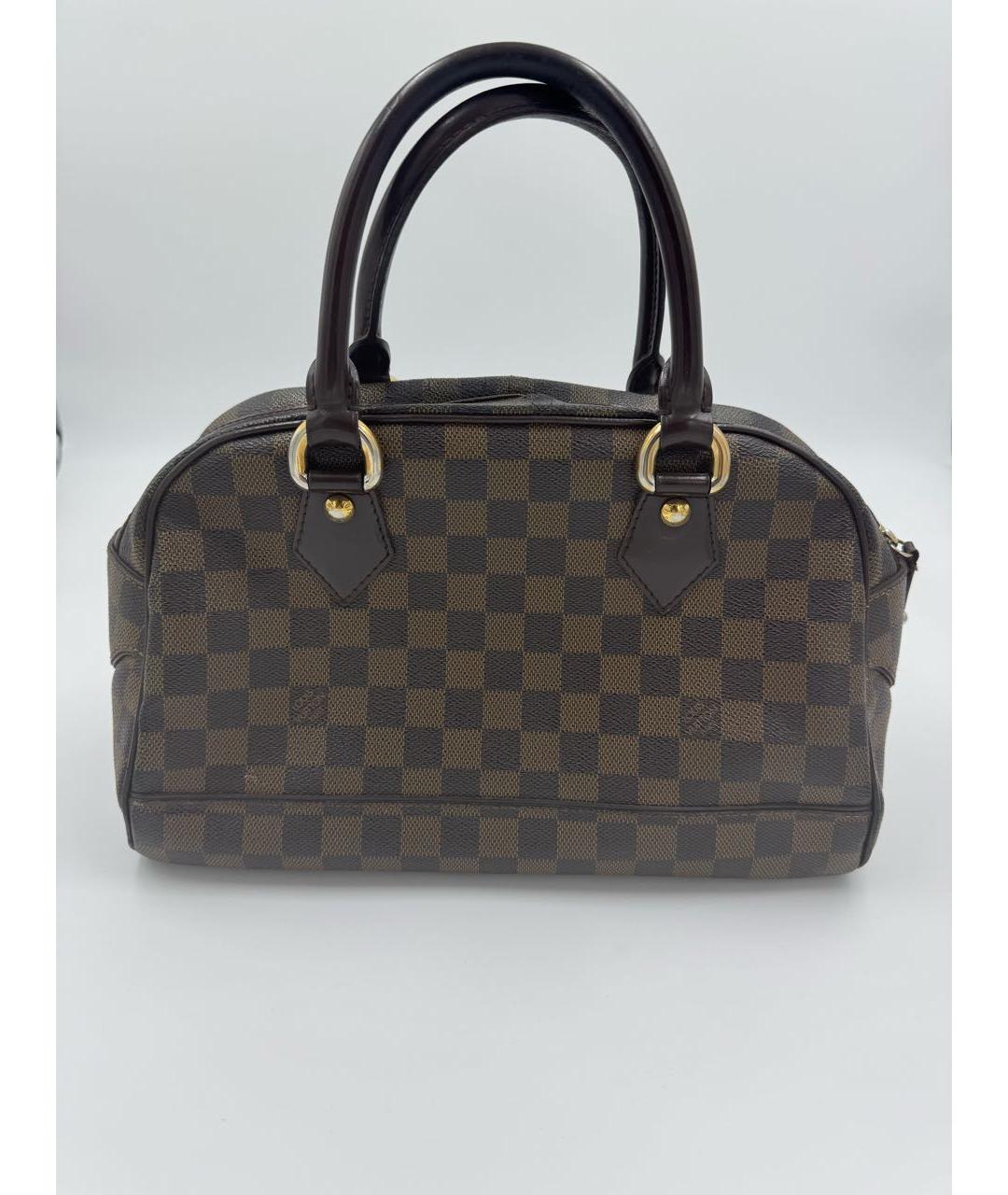 LOUIS VUITTON Коричневая сумка с короткими ручками, фото 9