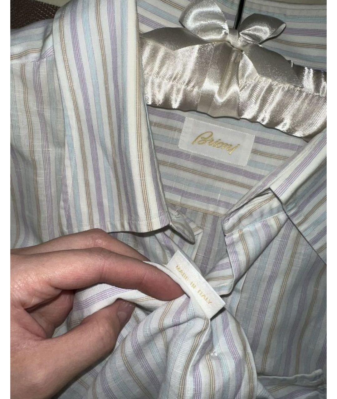 BRIONI Мульти хлопковая кэжуал рубашка, фото 3