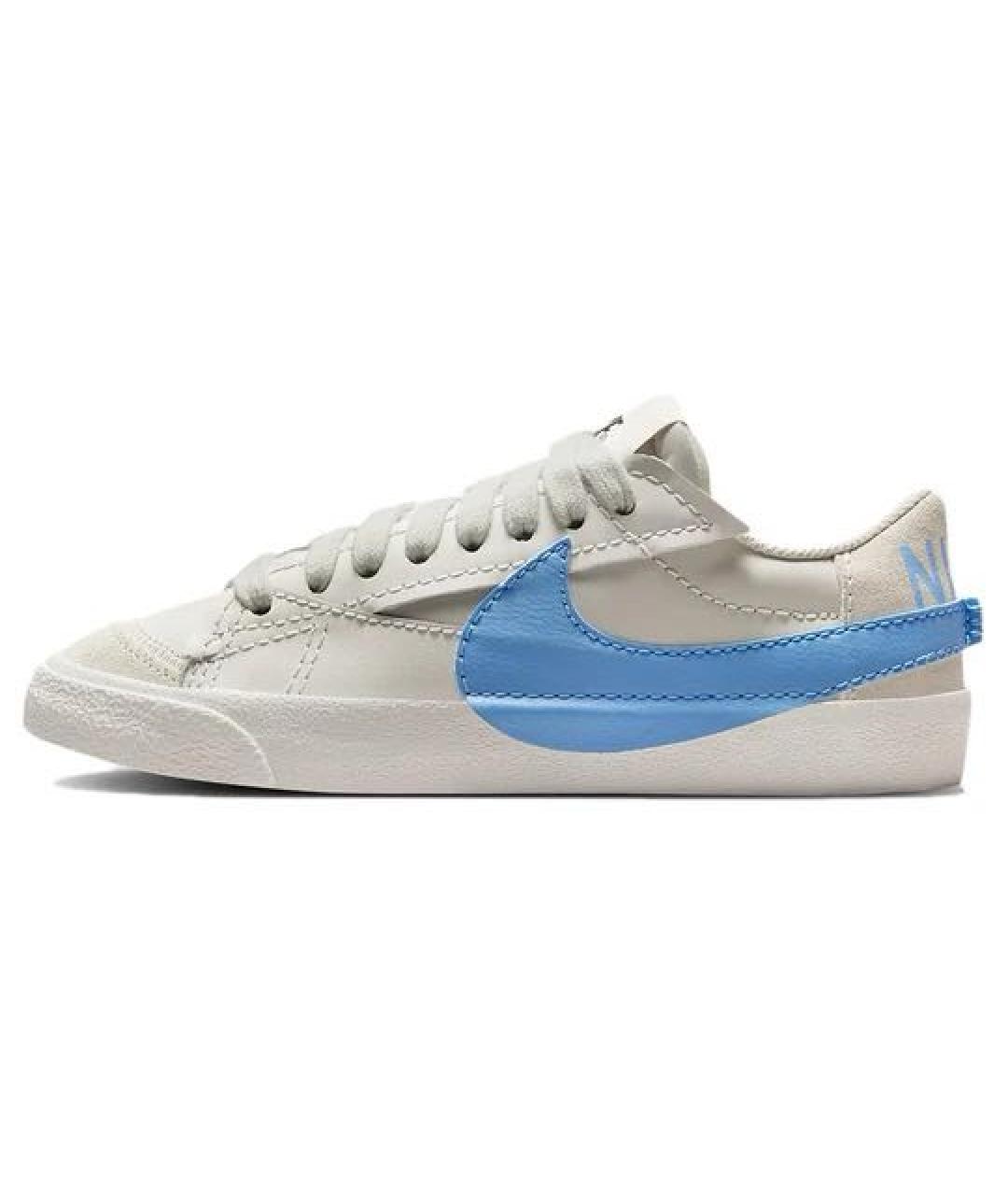 NIKE Бежевые кожаные кеды, фото 2