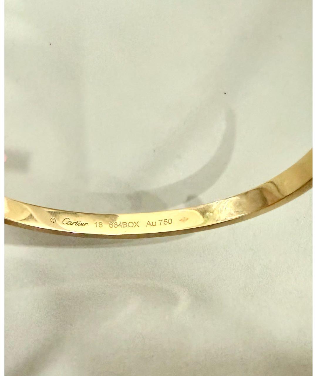 CARTIER Золотой браслет из желтого золота, фото 8