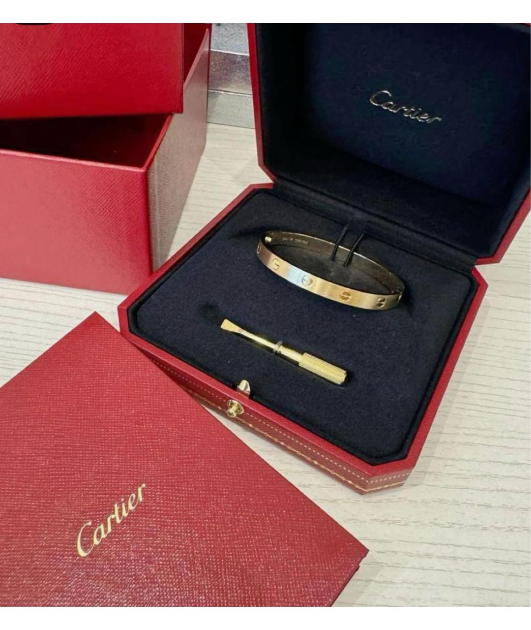 CARTIER Золотой браслет из желтого золота, фото 6