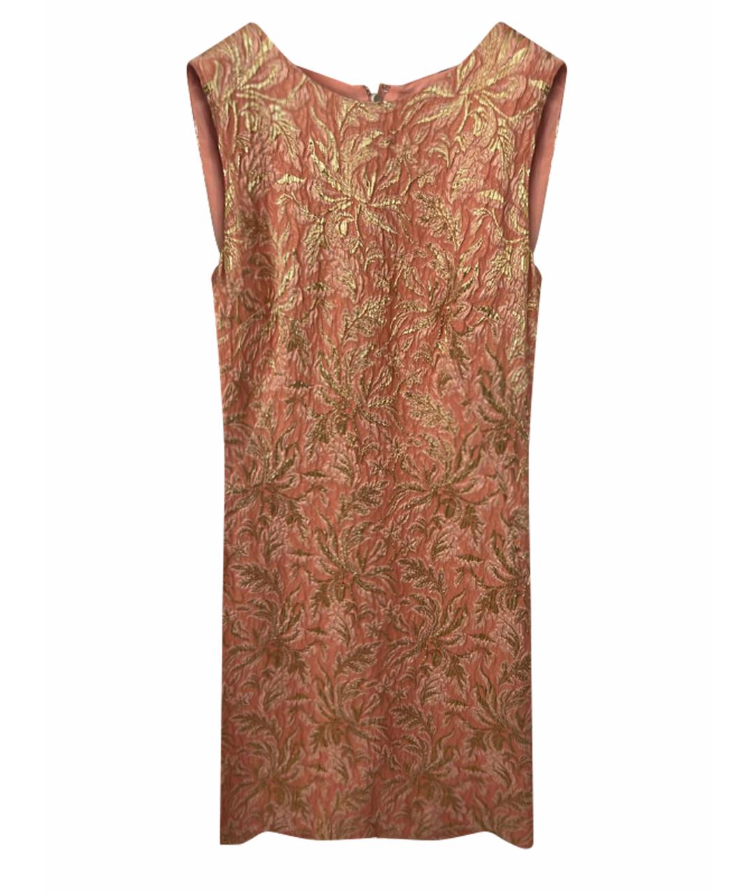 DOLCE&GABBANA Розовое коктейльное платье, фото 1