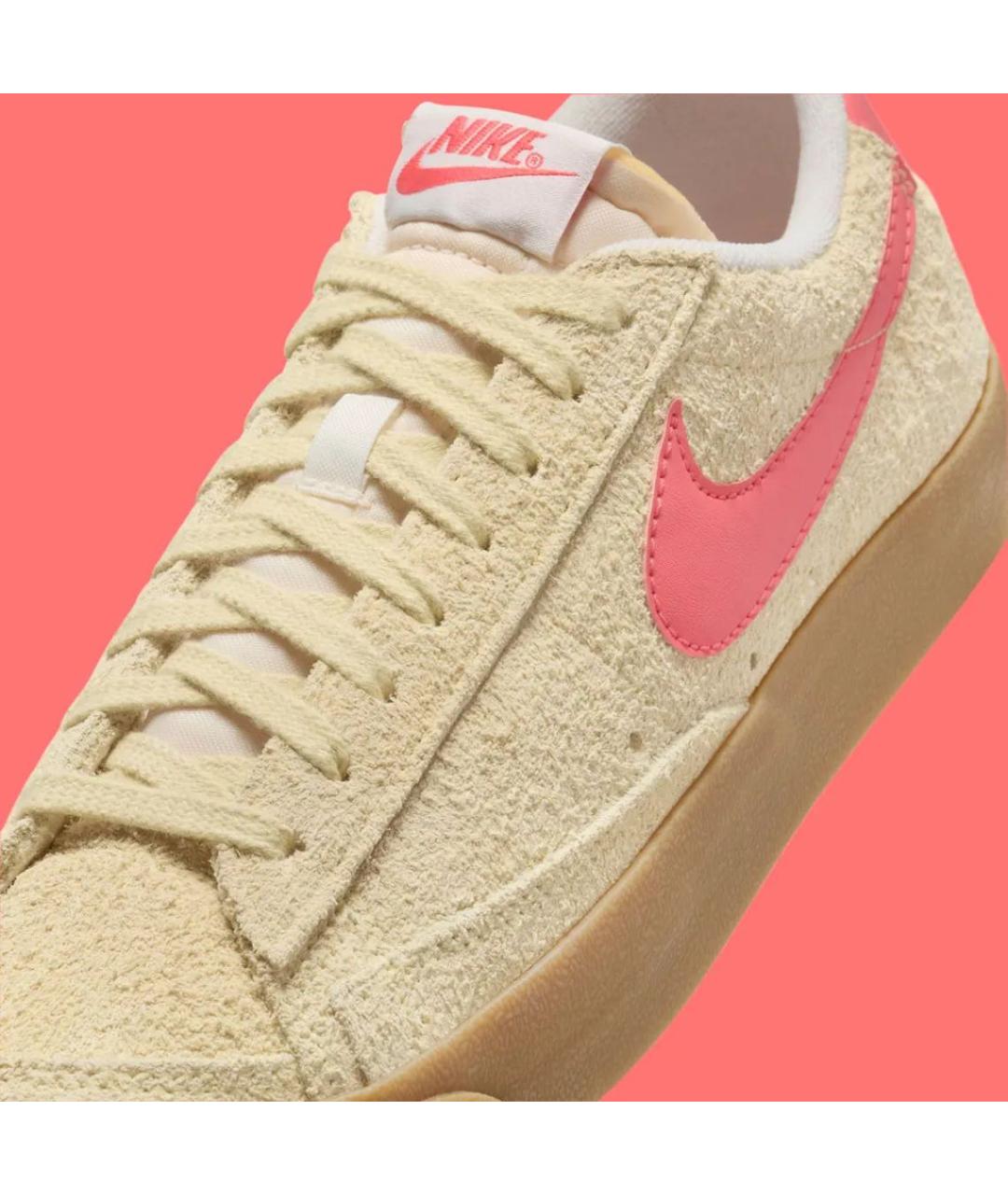 NIKE Бежевые замшевые кеды, фото 7