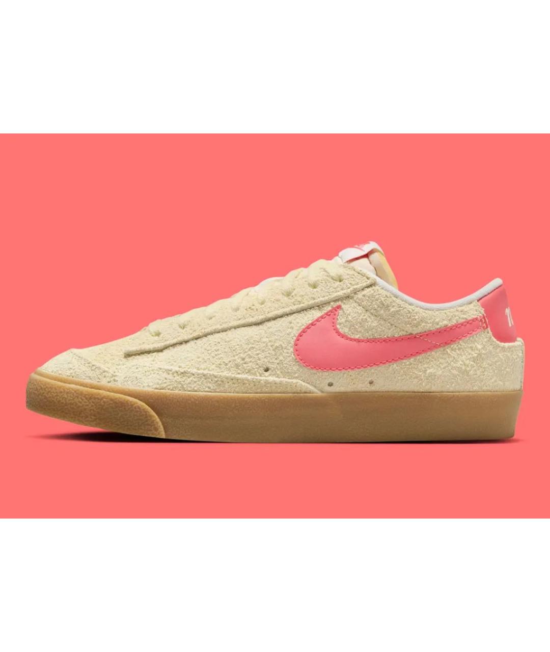 NIKE Бежевые замшевые кеды, фото 2
