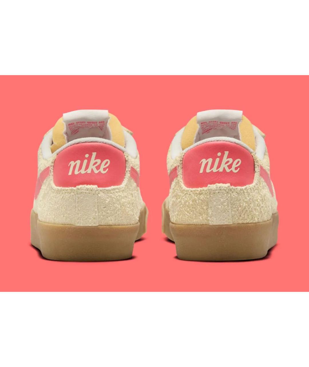 NIKE Бежевые замшевые кеды, фото 5