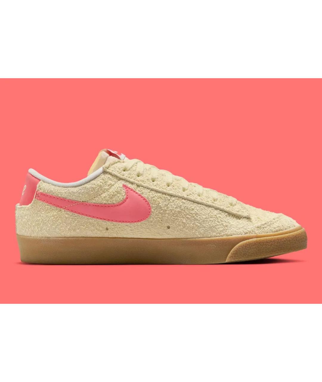 NIKE Бежевые замшевые кеды, фото 9