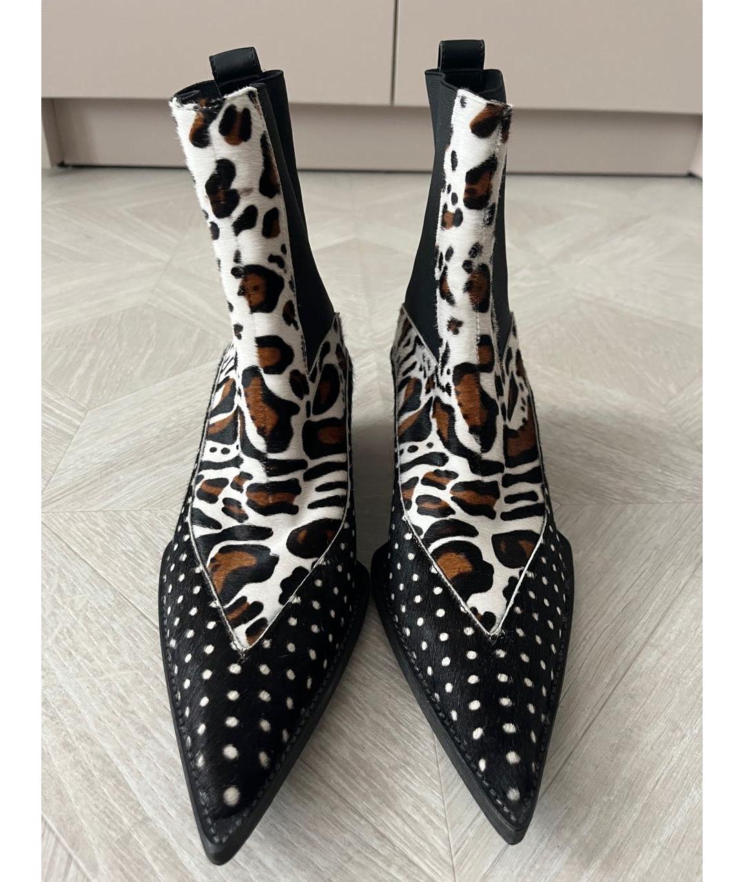 HAIDER ACKERMANN Полусапоги из экзотической кожи, фото 5
