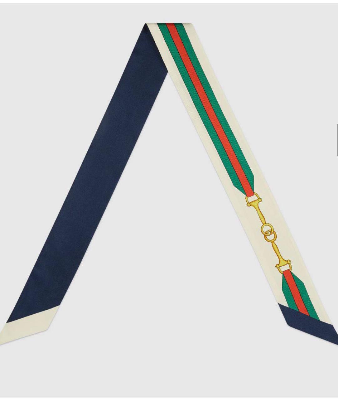 GUCCI Мульти шелковый платок, фото 8