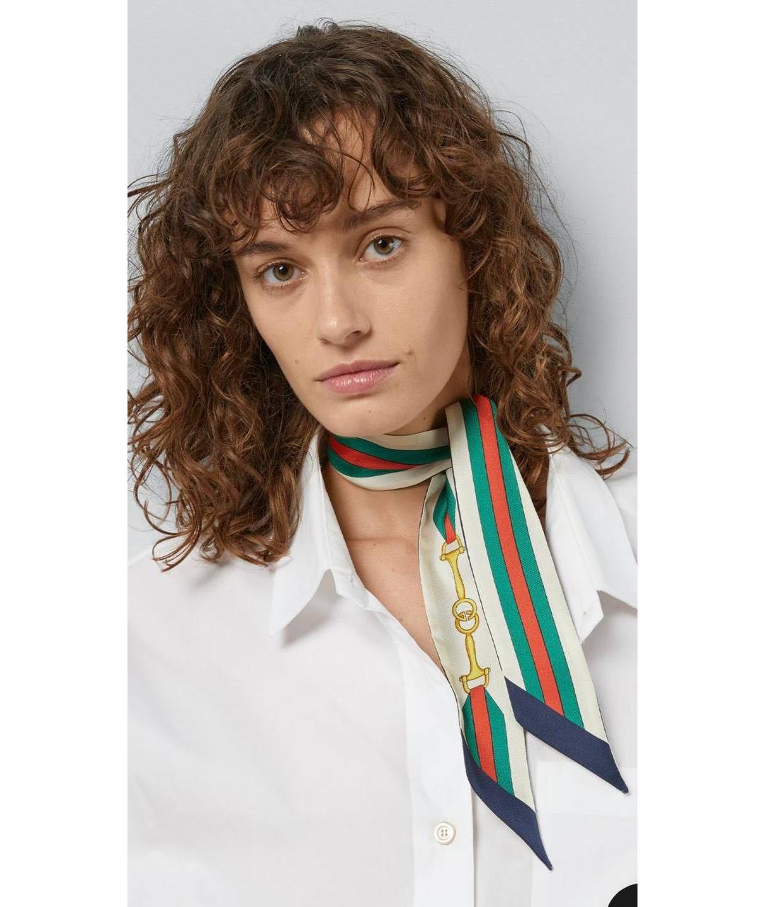 GUCCI Мульти шелковый платок, фото 4