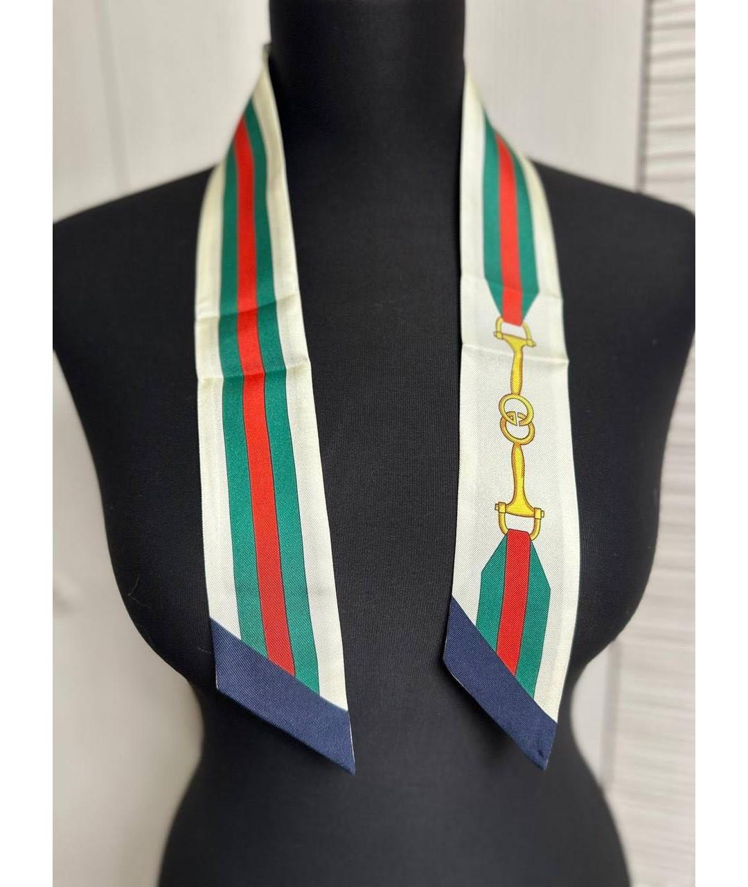 GUCCI Мульти шелковый платок, фото 6