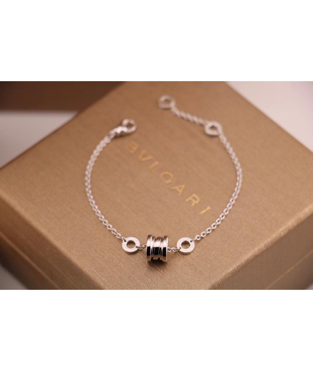 BVLGARI Серебрянный браслет из белого золота, фото 3