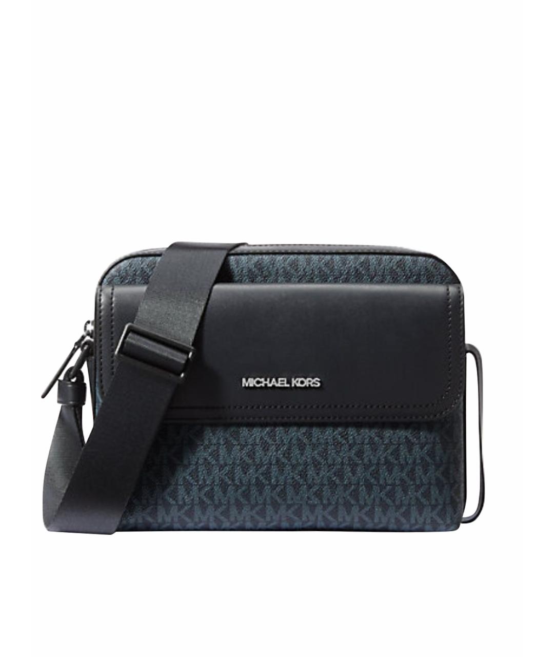 MICHAEL KORS Черная сумка на плечо из искусственной кожи, фото 7