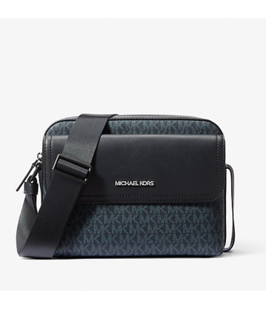 MICHAEL KORS Черная сумка на плечо из искусственной кожи, фото 6