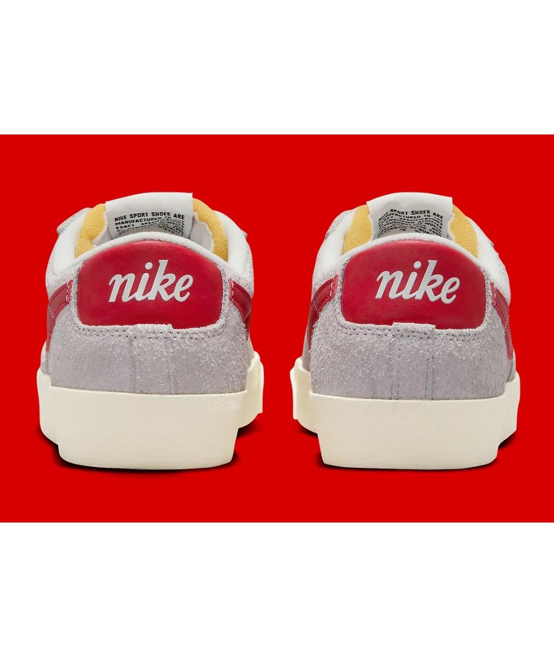 NIKE Серые замшевые кеды, фото 4