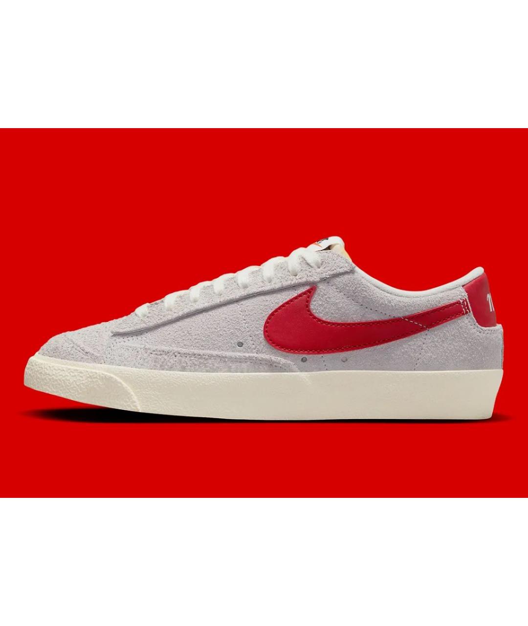 NIKE Серые замшевые кеды, фото 2