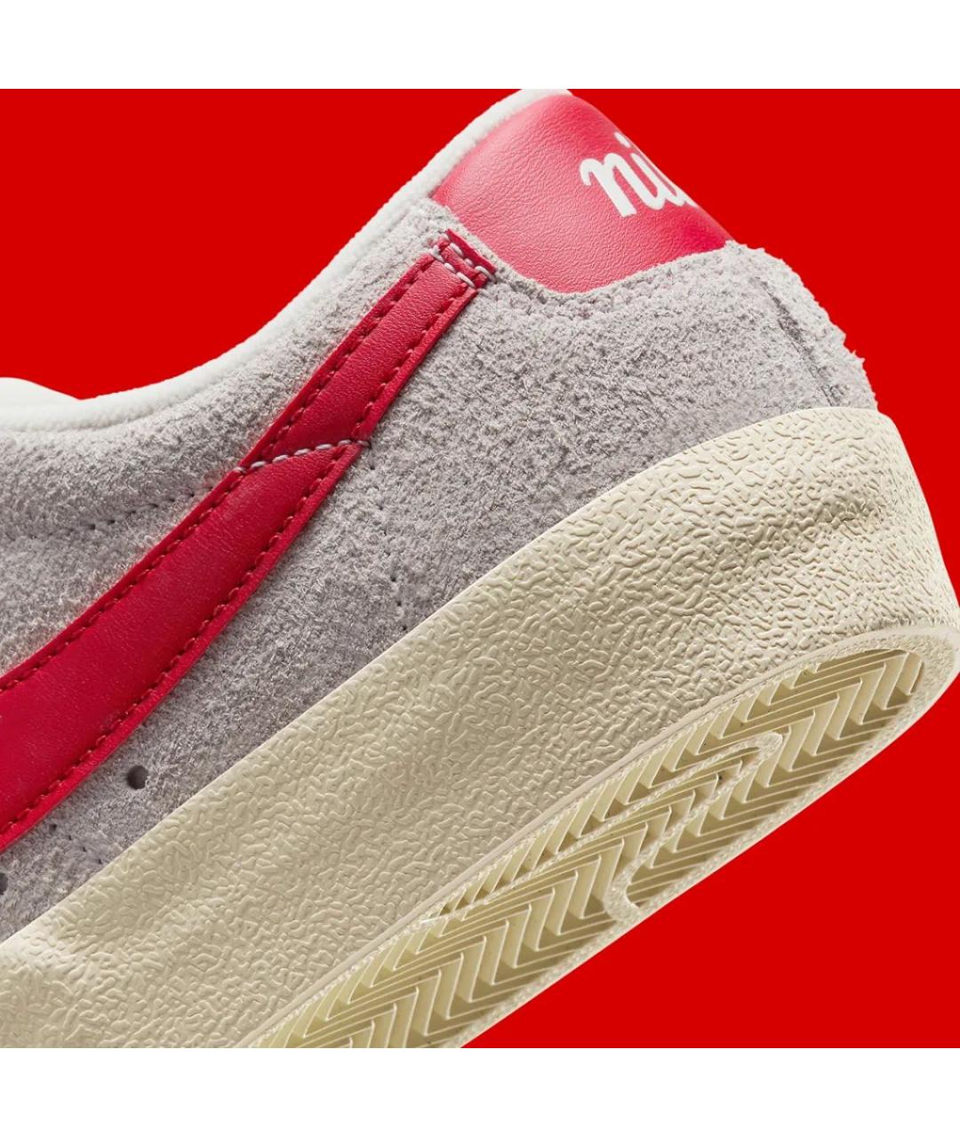 NIKE Серые замшевые кеды, фото 7
