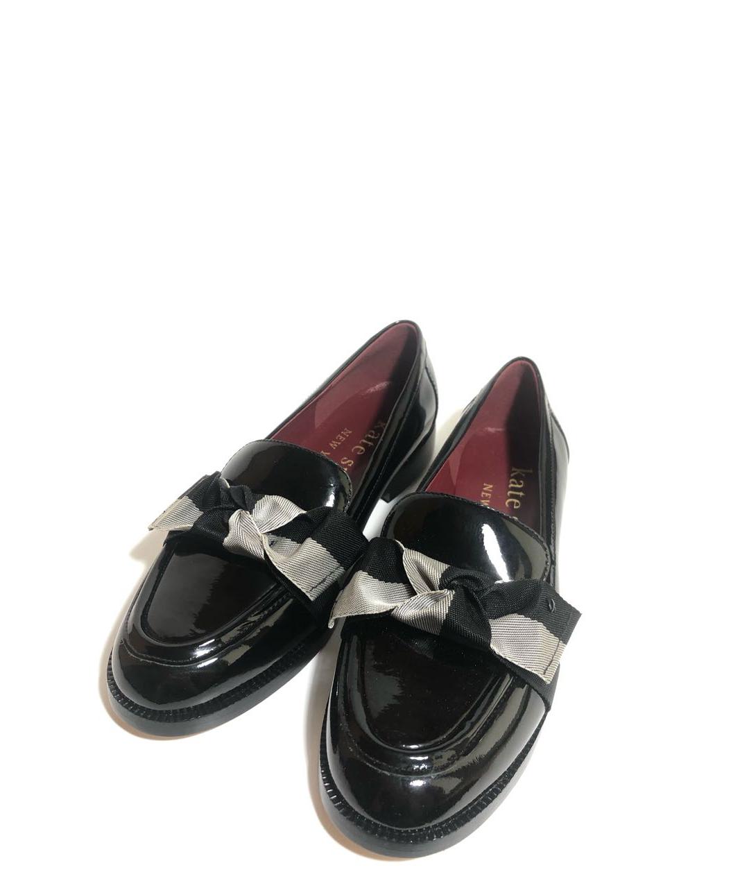 KATE SPADE Черные лоферы из лакированной кожи, фото 3