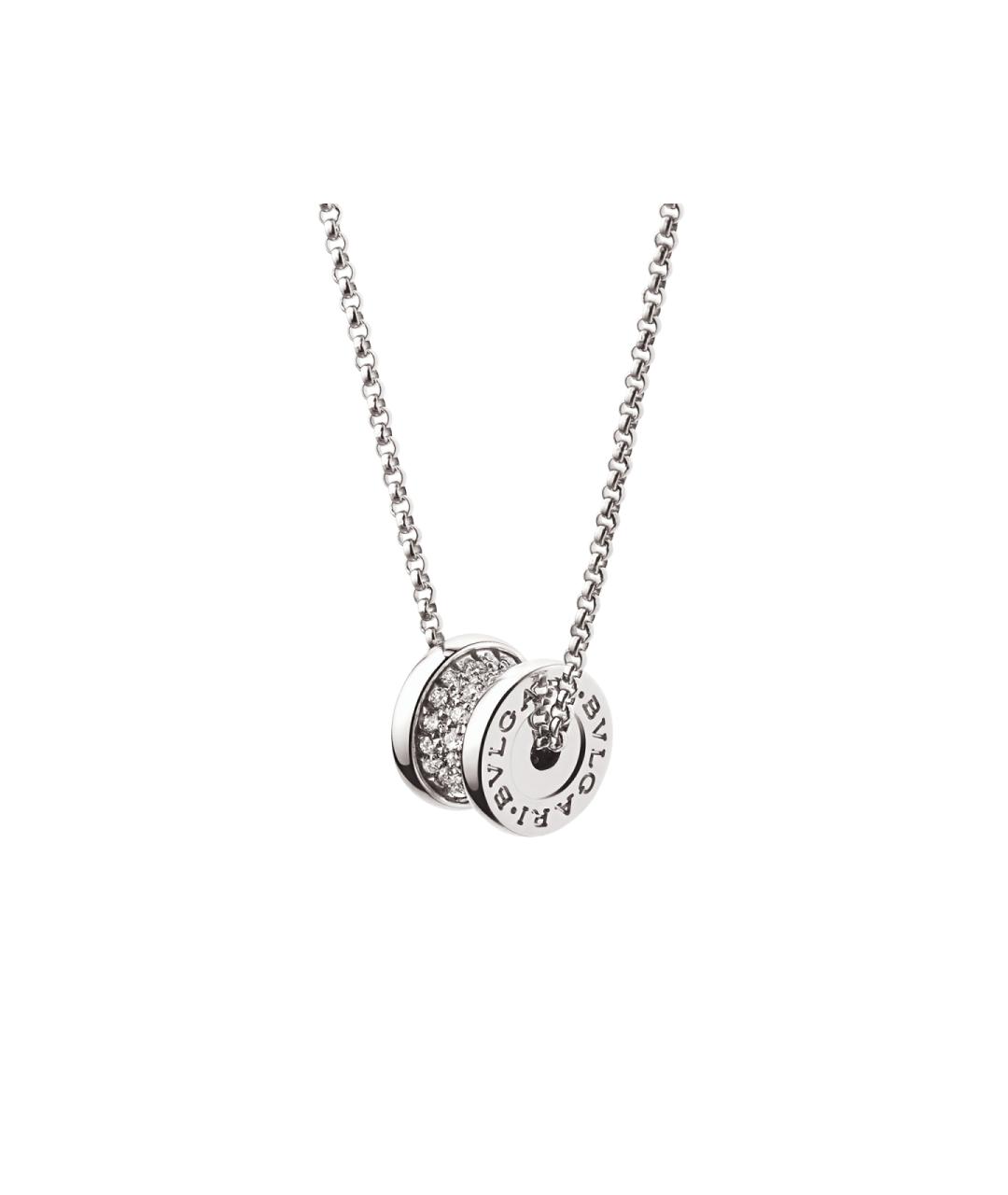 BVLGARI Серебряная подвеска из белого золота, фото 1