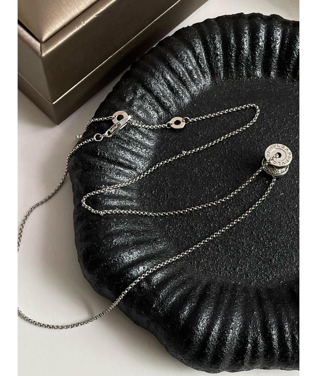 BVLGARI Серебряная подвеска из белого золота, фото 5