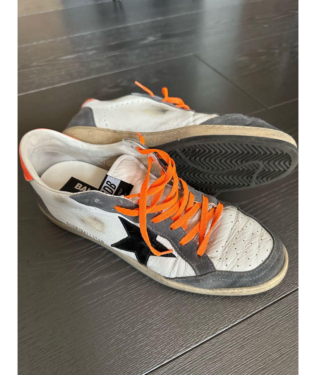 GOLDEN GOOSE DELUXE BRAND Кожаные низкие кроссовки / кеды, фото 5