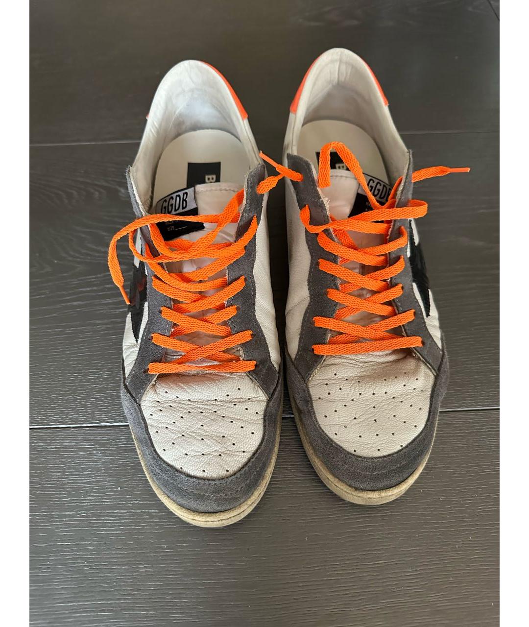 GOLDEN GOOSE DELUXE BRAND Кожаные низкие кроссовки / кеды, фото 2