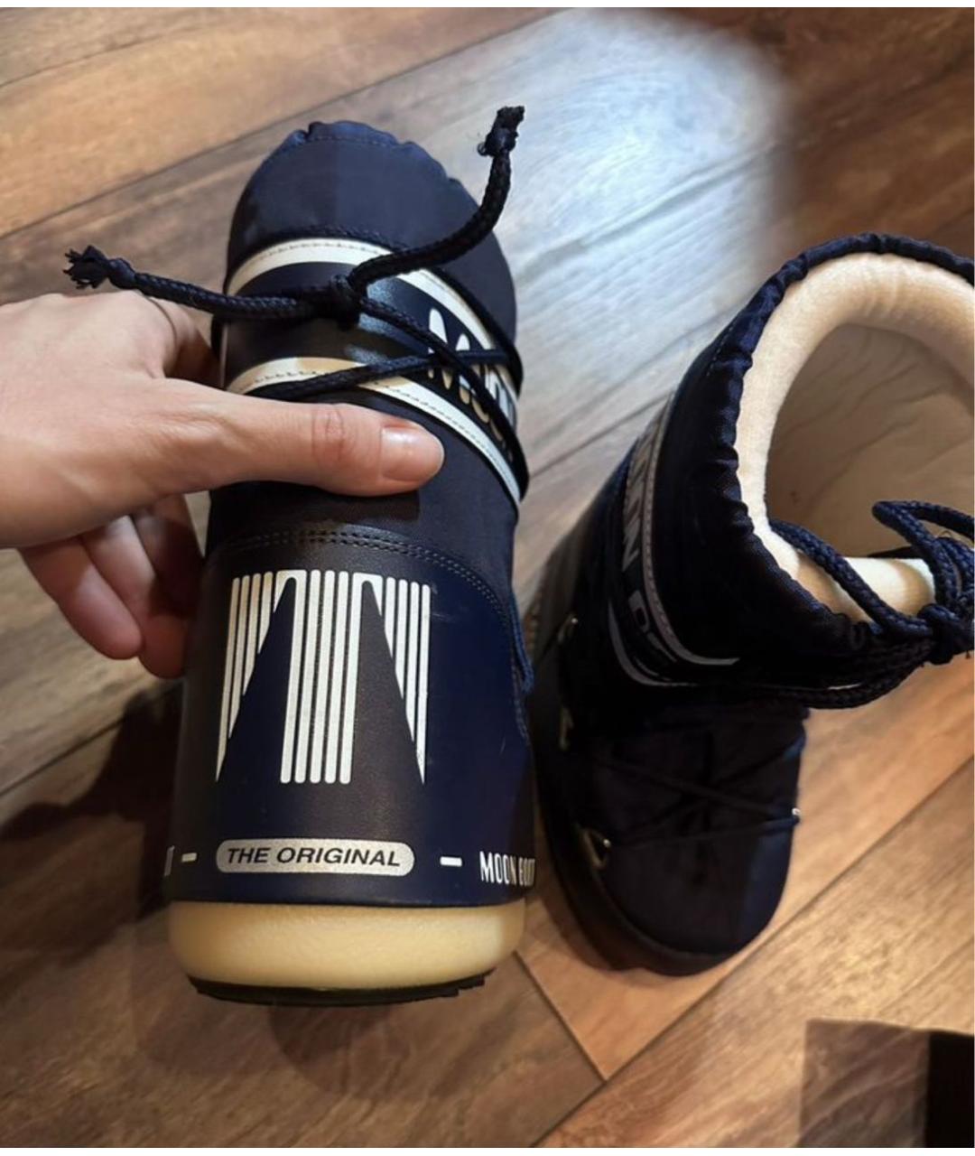 MOON BOOT Синие ботинки, фото 2