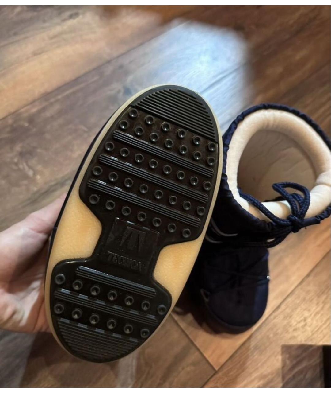 MOON BOOT Синие ботинки, фото 4