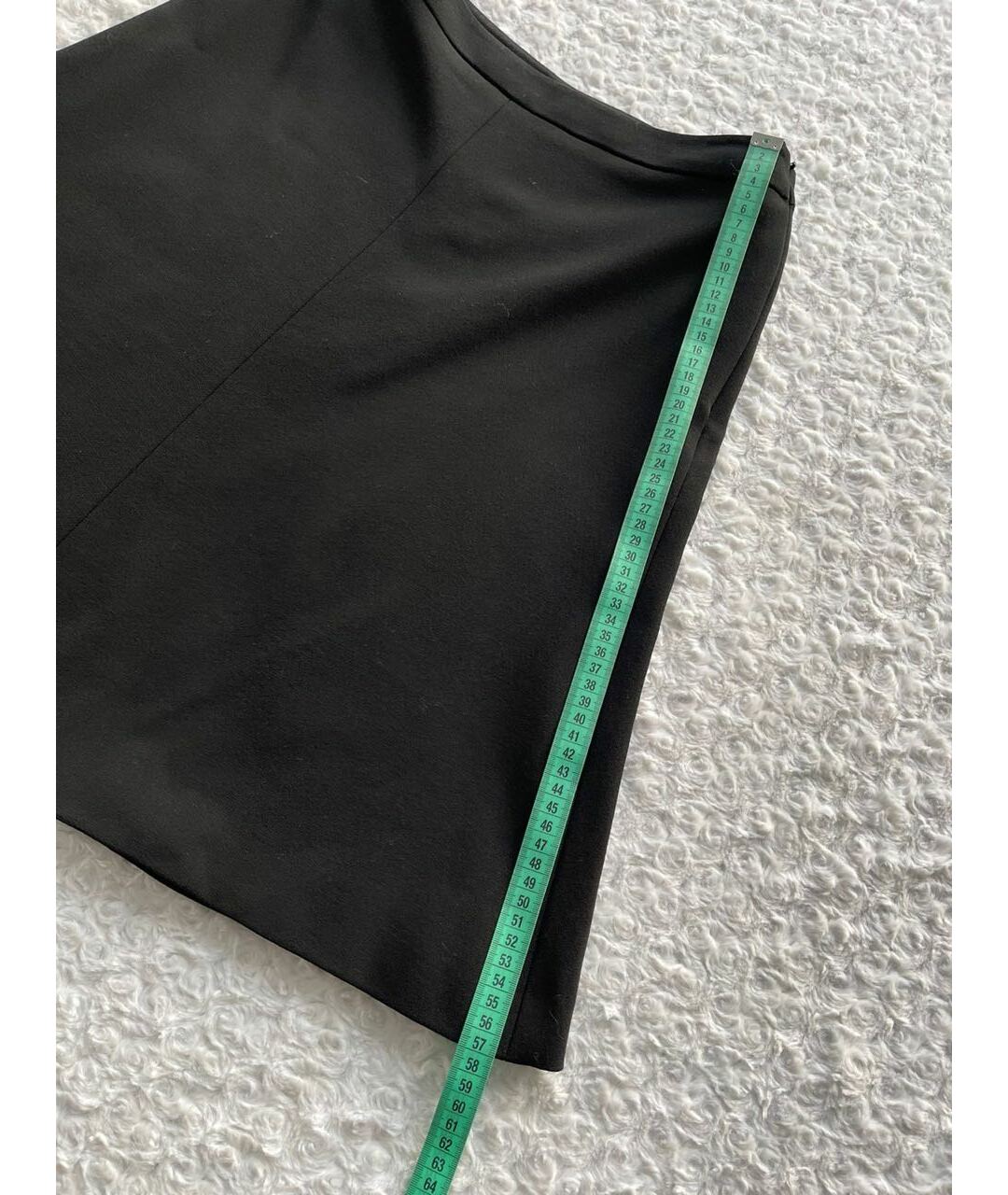 GIORGIO ARMANI Черная шерстяная юбка миди, фото 3