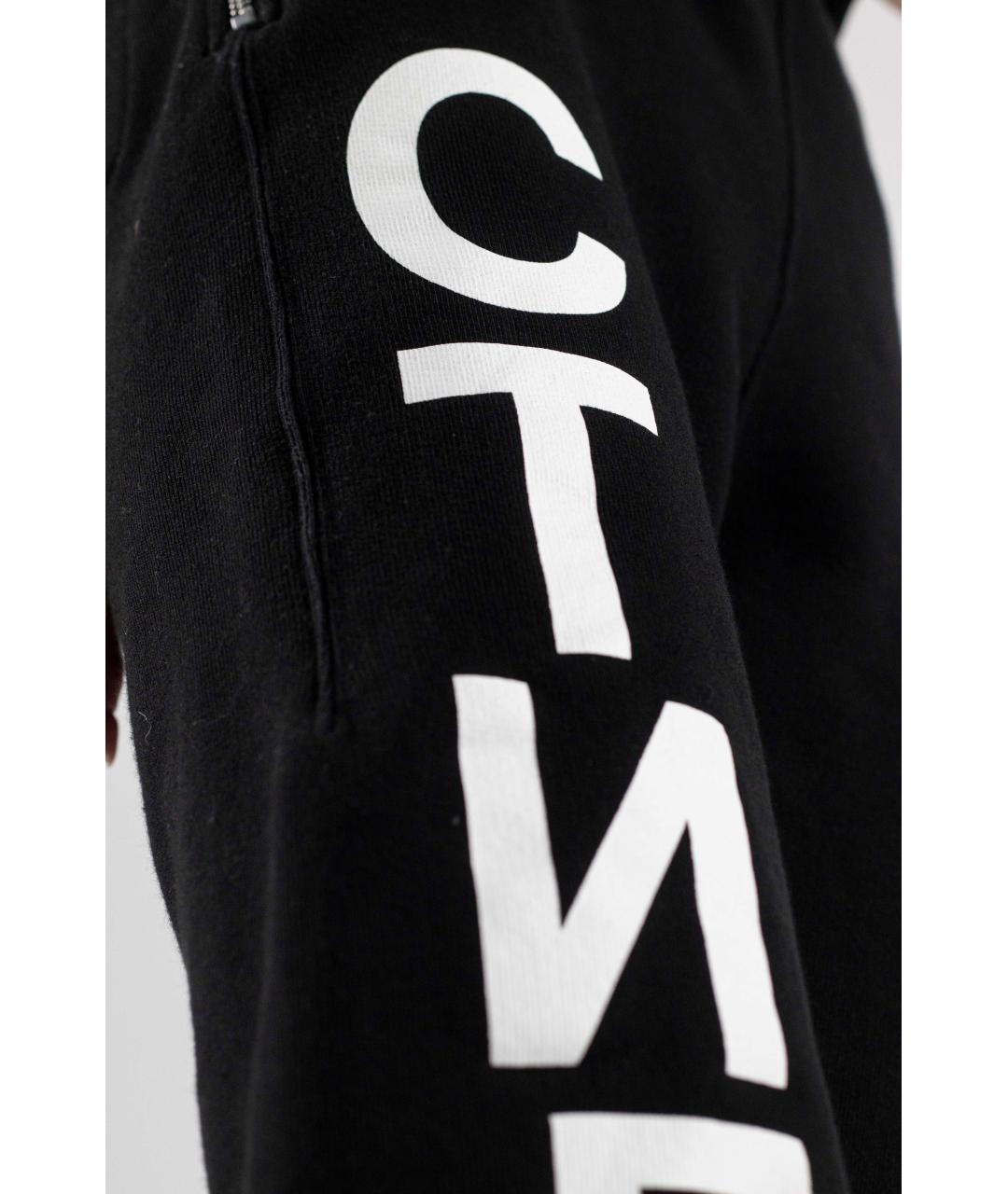 HERON PRESTON Черные хлопковые спортивные брюки и шорты, фото 4