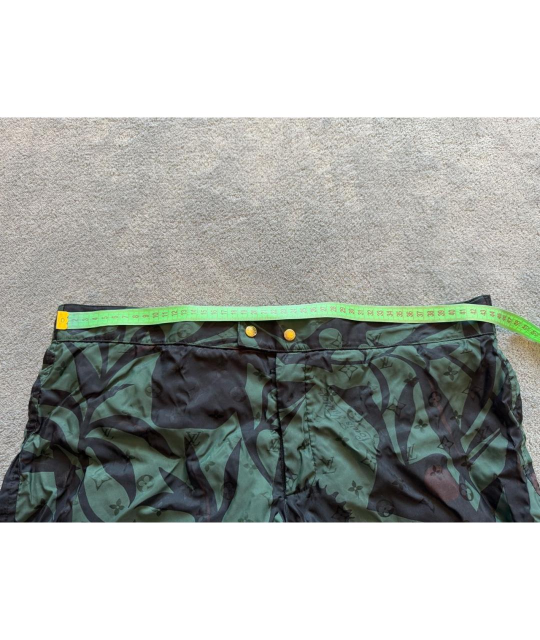 LOUIS VUITTON Хаки шорты, фото 5