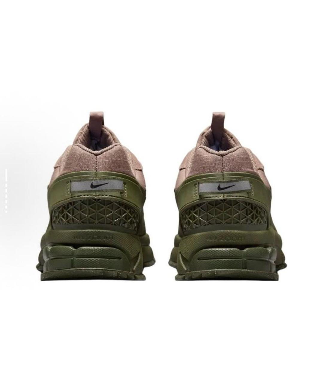 NIKE Коричневые текстильные низкие кроссовки / кеды, фото 4