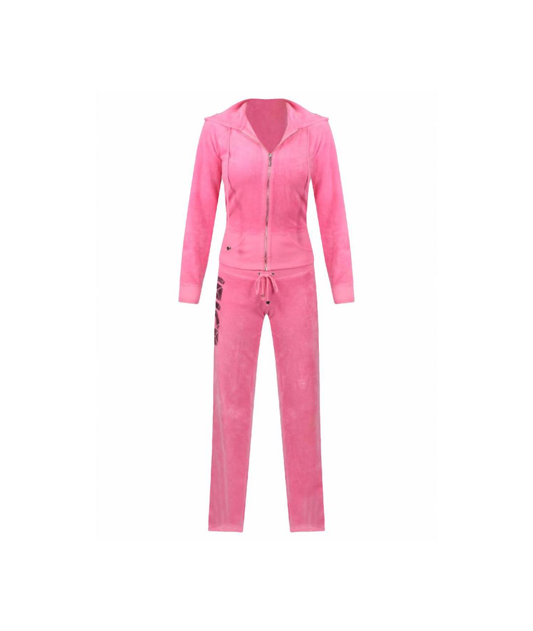 JUICY COUTURE Розовый хлопковый спортивные костюмы, фото 1