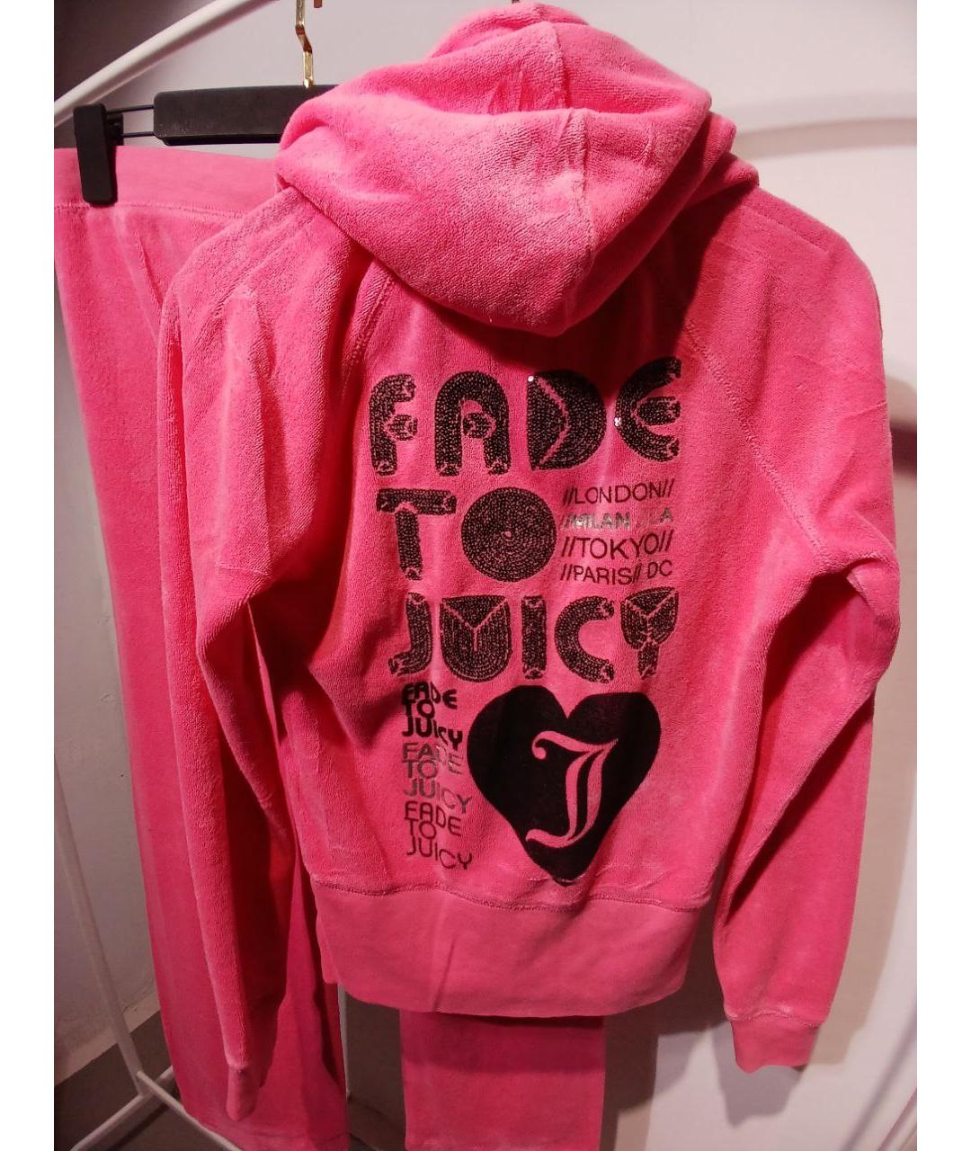 JUICY COUTURE Розовый хлопковый спортивные костюмы, фото 9