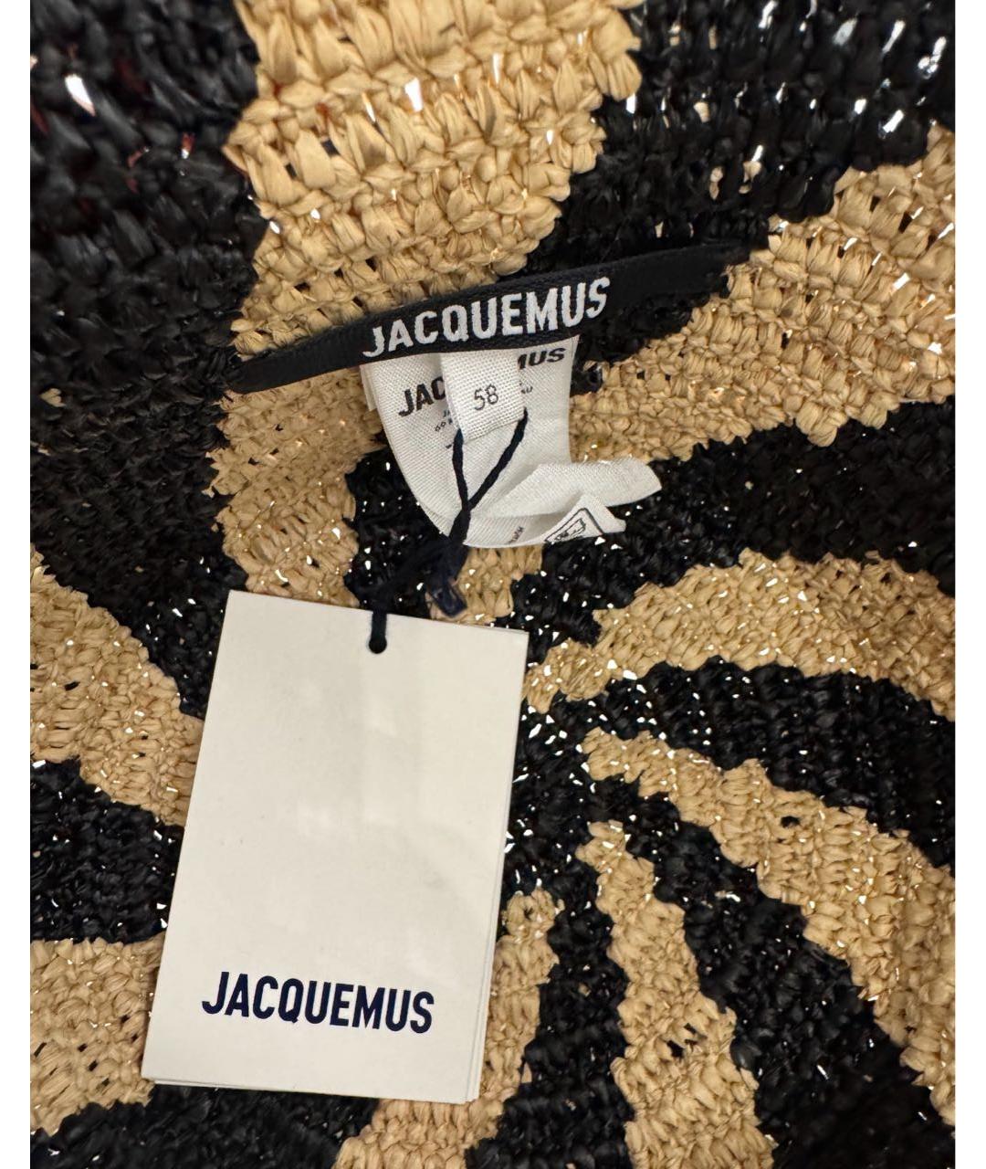JACQUEMUS Мульти соломенная панама, фото 3