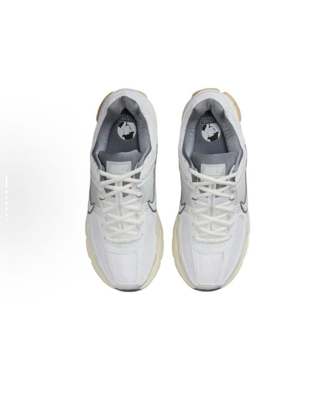 NIKE Бежевые текстильные низкие кроссовки / кеды, фото 4