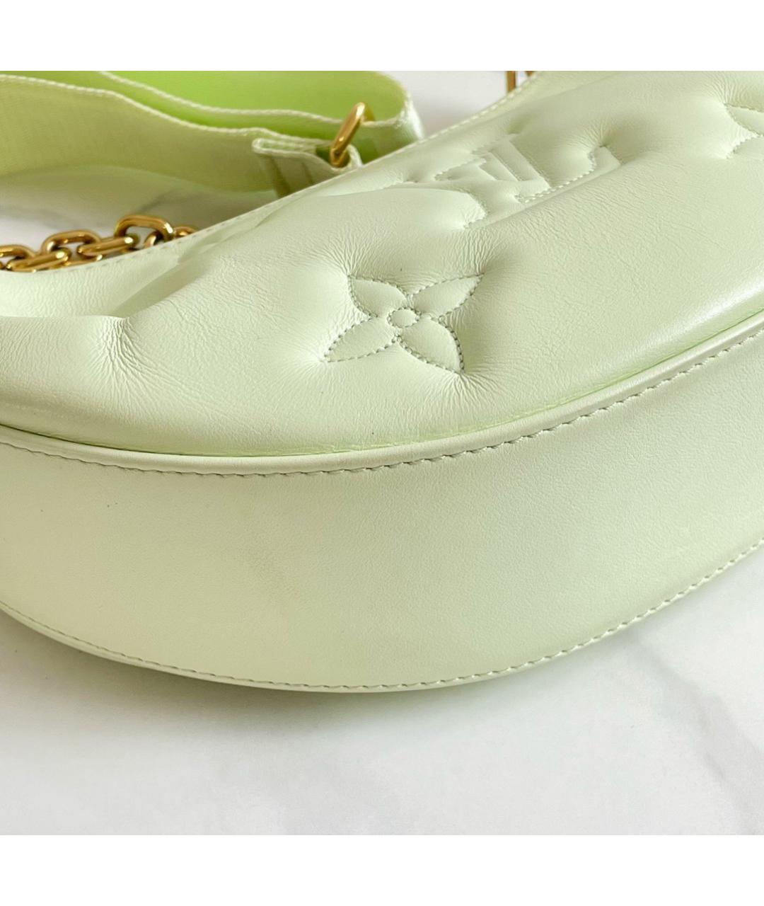 LOUIS VUITTON Зеленая кожаная сумка через плечо, фото 8